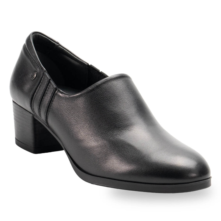 DELUX-G Kadın Deri Hallux Ayakkabı Siyah - Forelli (1)