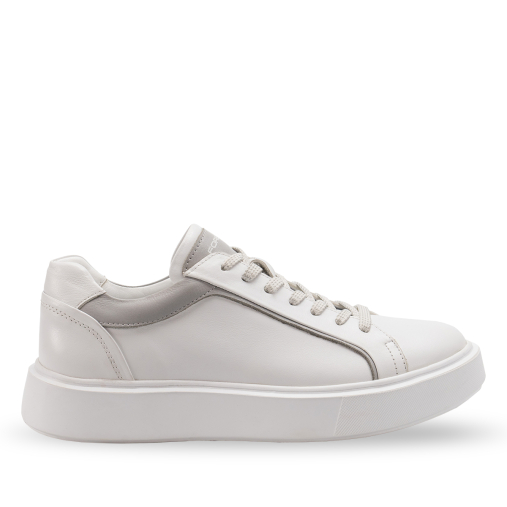 DENIS-G Unisex Deri Ayakkabı Beyaz - Forelli