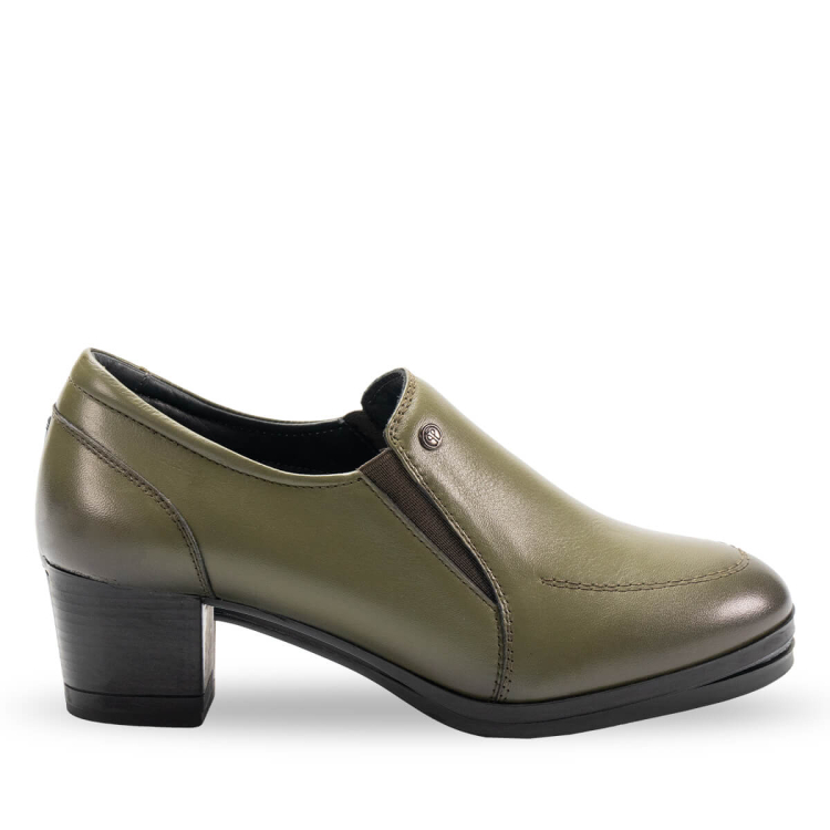 DILA-G Kadın Deri Ayakkabı Yeşil - Forelli