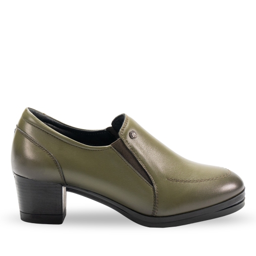 DILA-G Kadın Deri Ayakkabı Yeşil - Forelli