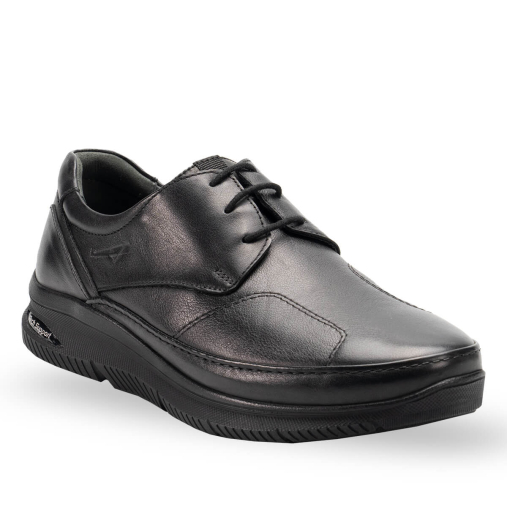 DUE-HALLUKS-G Erkek Deri Hallux Ayakkabı Siyah - 2