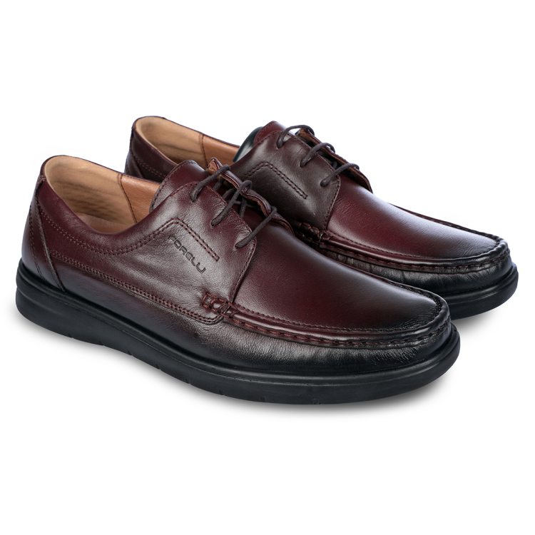 EDIN-H Erkek Deri Ayakkabı Kahve - Forelli (1)