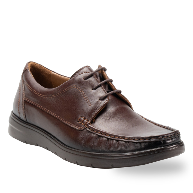 EDIN-H Erkek Deri Ayakkabı Kahve - Forelli (1)