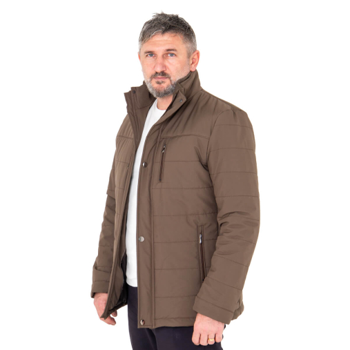 EK2401 Erkek Kaban Kahve - (1)