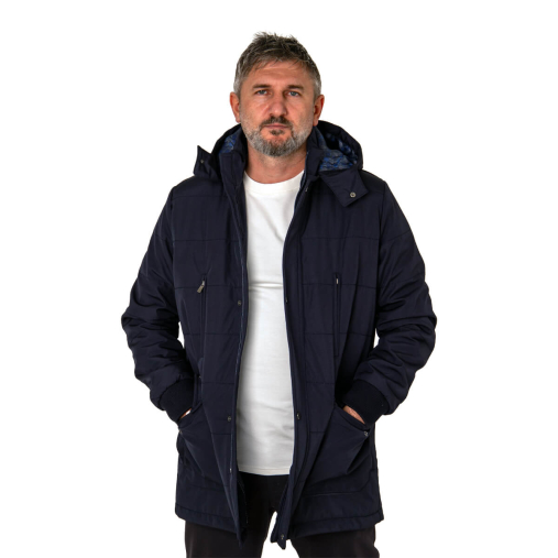 EK2402 Erkek Kaban Lacivert - 