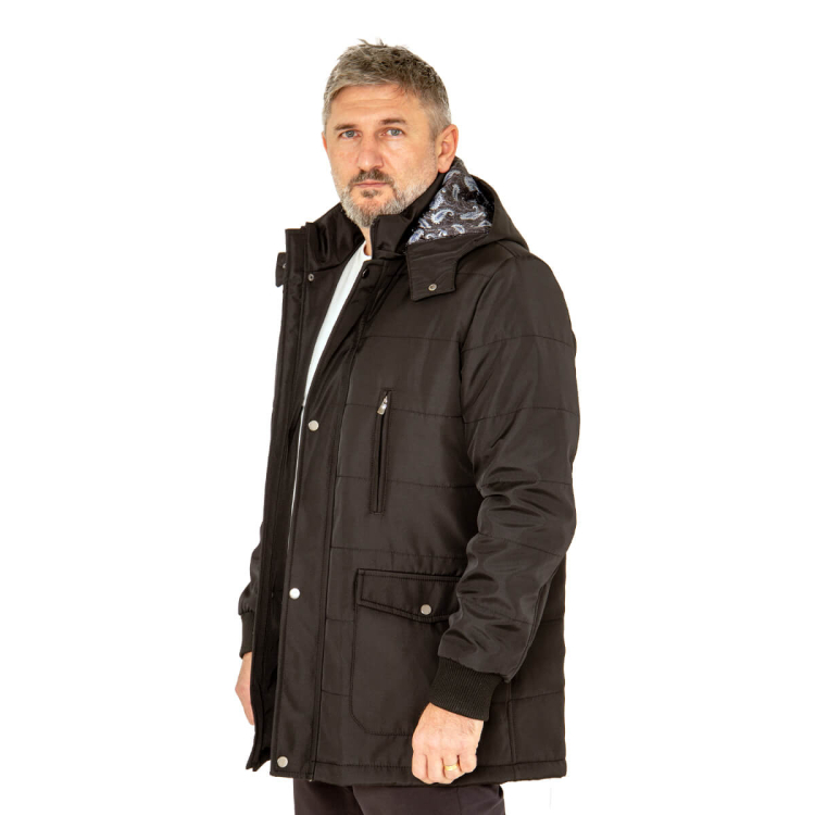 EK2402 Erkek Kaban Siyah - (1)