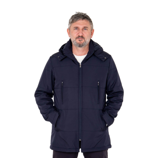 EK2403 Erkek Kaban Lacivert - 3