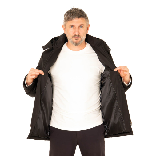 EK2403 Erkek Kaban Siyah - 3