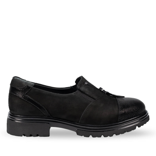 ELA-H Kadın Deri Ayakkabı Siyah - 1