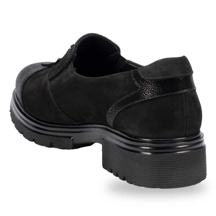 ELA-H Kadın Deri Ayakkabı Siyah - Forelli (1)