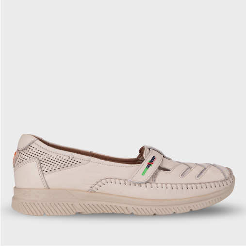 ELENA-G Kadın Deri Ayakkabı Bej 