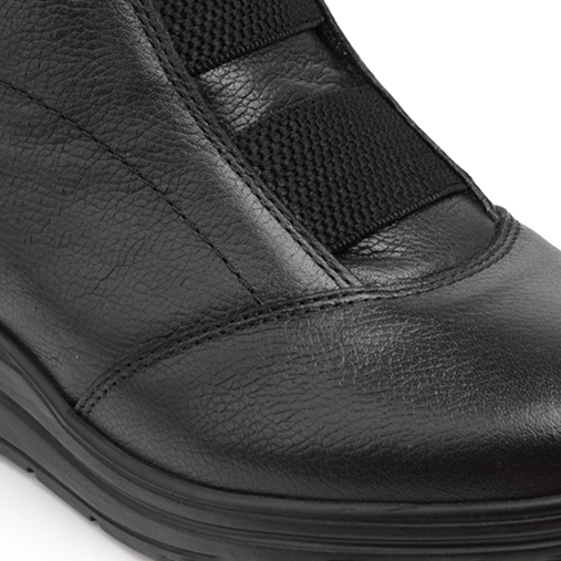 ELISE-H Kadın Deri Bot Siyah - 4