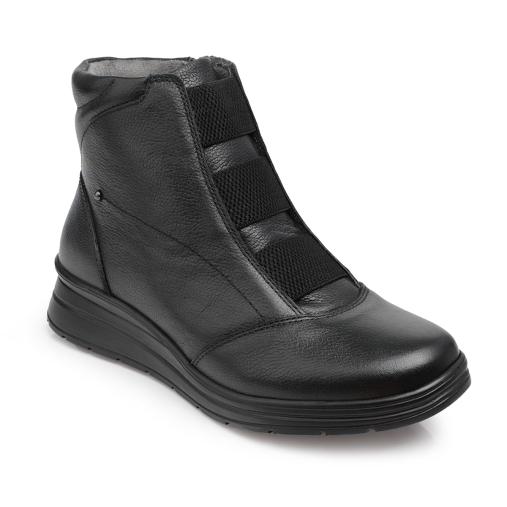 ELISE-H Kadın Deri Bot Siyah - 1