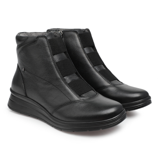 ELISE-H Kadın Deri Bot Siyah - 3