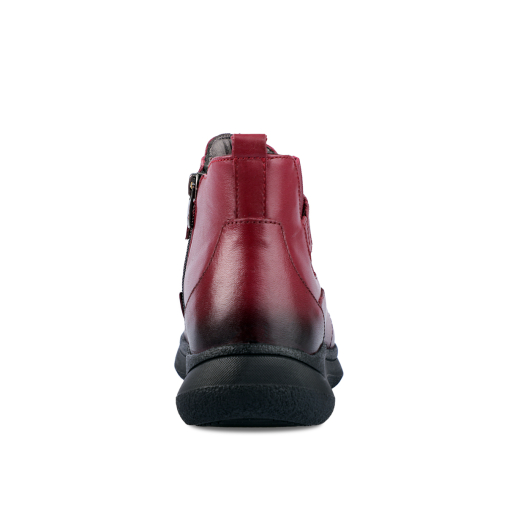Forelli EMMA-G Kısa Bot Kadın Deri Ayakkabı Bordo - 3
