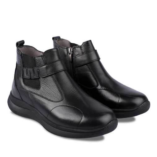 EMMA-G Kadın Deri Hallux Ayakkabı Siyah - 3