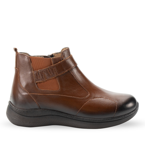 EMMA-G Kadın Deri Hallux Ayakkabı Taba - 1