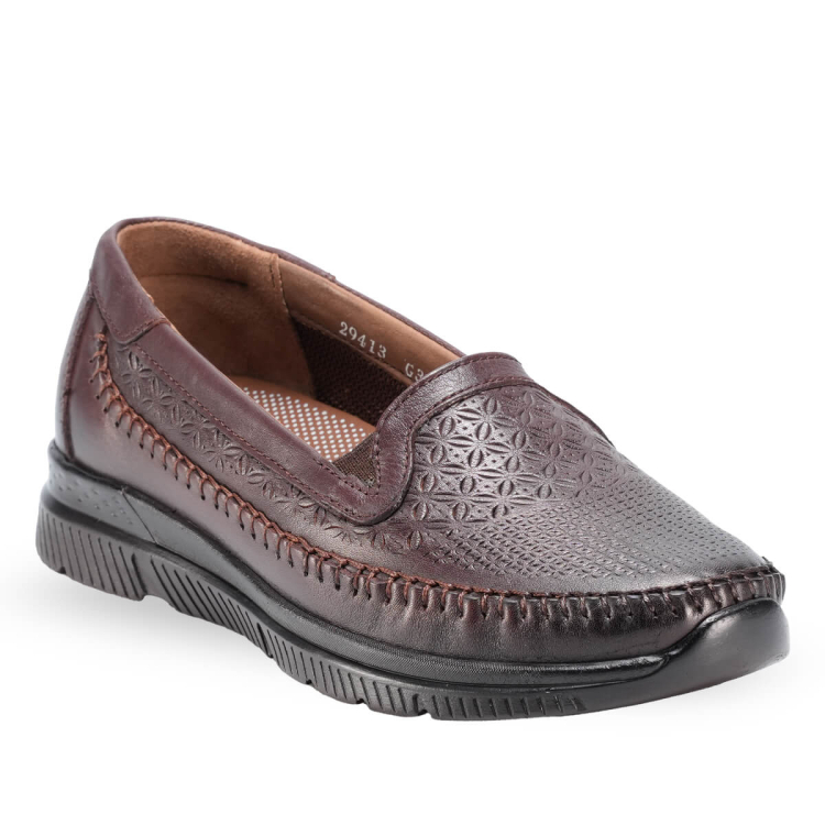 ETERNA-G Kadın Deri Ayakkabı Kahve - Forelli (1)