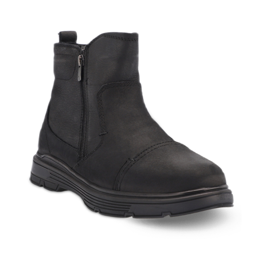 ETHAN-G Erkek Deri Bot Siyah - Forelli