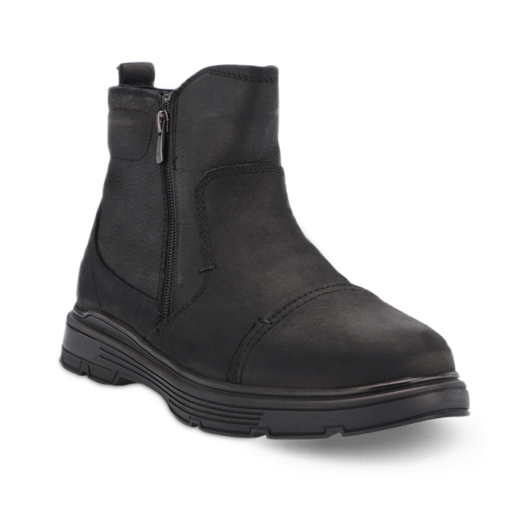 ETHAN-G Erkek Deri Bot Siyah - Forelli