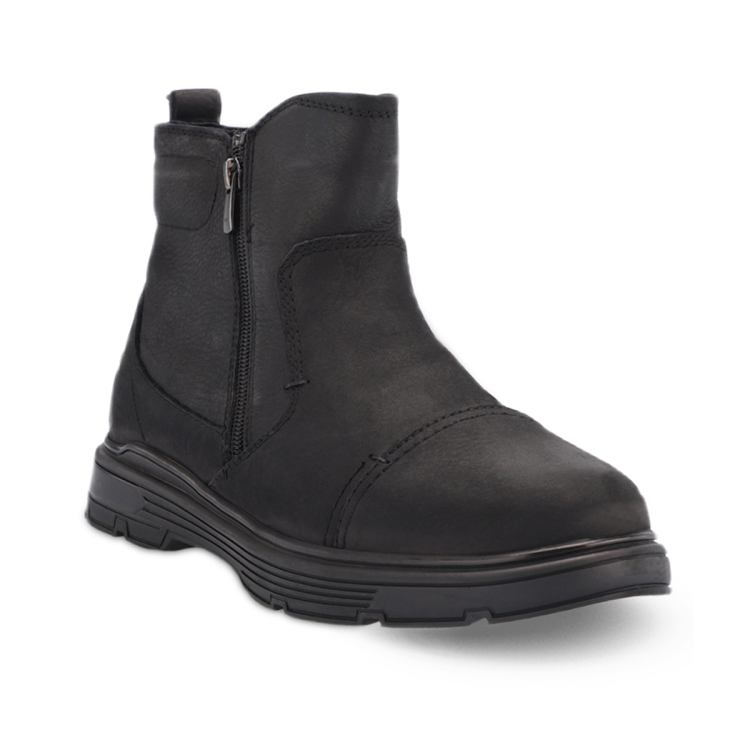 ETHAN-G Erkek Deri Bot Siyah - Forelli