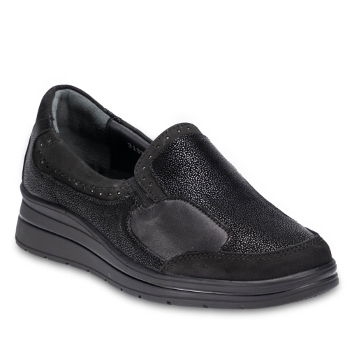 FAYE-H Kadın Deri Hallux Ayakkabı Siyah - 3