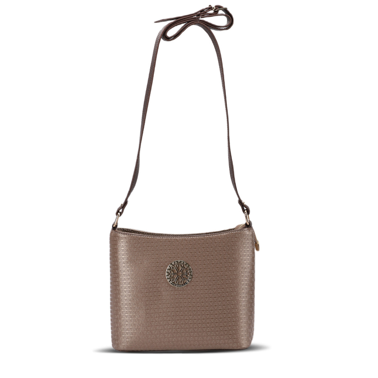 FCB558 Kadın Çapraz Çanta Platin - Forelli