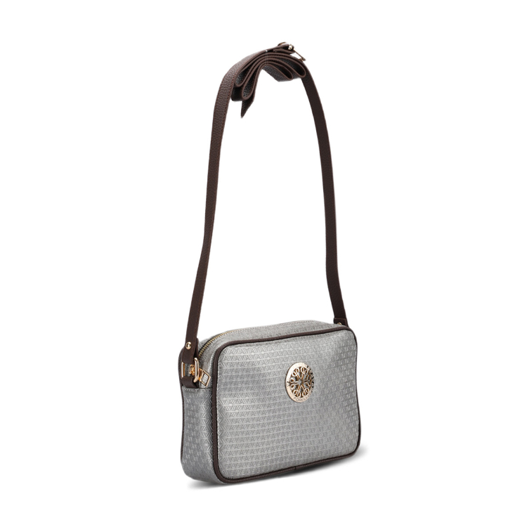 FCB568 Kadın Çapraz Çanta Gümüş - Forelli (1)