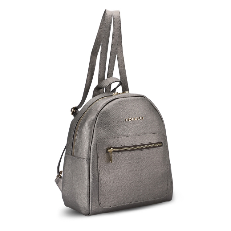 FCB583 Kadın Sırt Çantası Gümüş - Forelli (1)