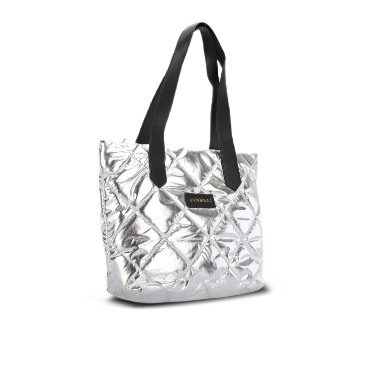 FCB586 Kadın El Çantası Gümüş - Forelli (1)