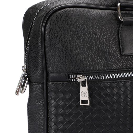 FCE541 Erkek Evrak Çantası Siyah - 4