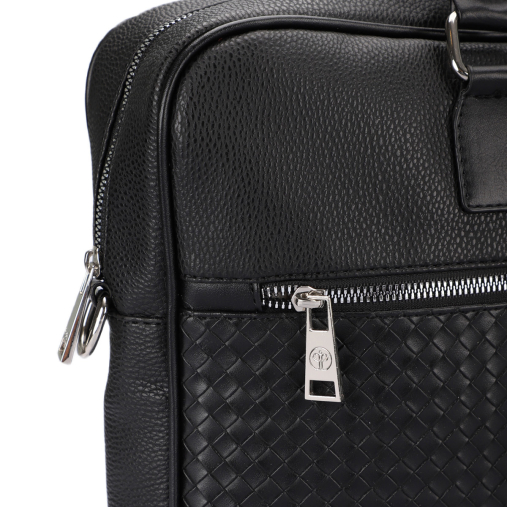 FCE541 Erkek Evrak Çantası Siyah - 4