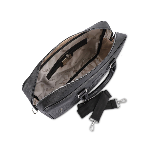 FCE541 Erkek Evrak Çantası Siyah - 5