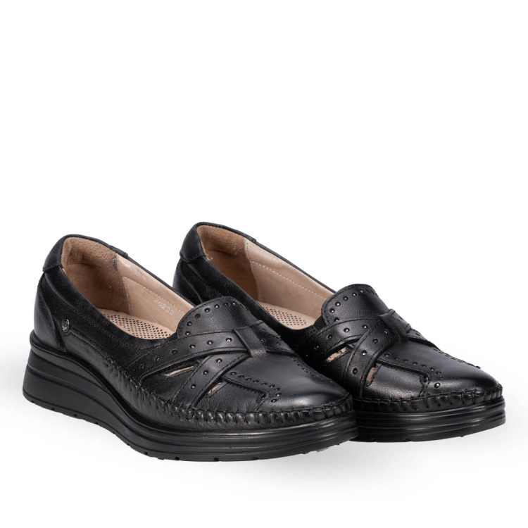 FELICE-H Kadın Deri Ayakkabı Siyah - Forelli (1)