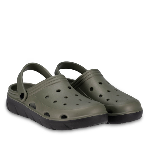 FLY-G Erkek Eva Terlik Haki-Siyah - Forelli (1)