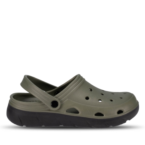 FLY-G Erkek Eva Terlik Haki-Siyah 