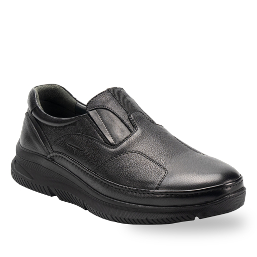 FOR-HALLUKS-G Erkek Deri Hallux Ayakkabı Siyah - Forelli (1)