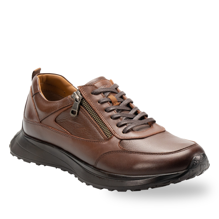 FOR-ON-G Erkek Deri Ayakkabı Taba - Forelli (1)