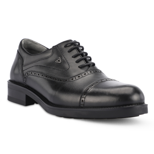 FORCE-G Erkek Deri Ayakkabı Siyah - 1