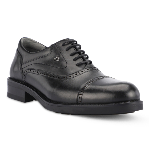 FORCE-G Erkek Deri Ayakkabı Siyah 