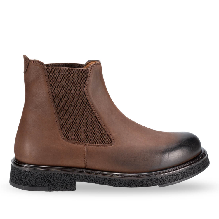 FRUMA-H Erkek Deri Bot Kahve - Forelli