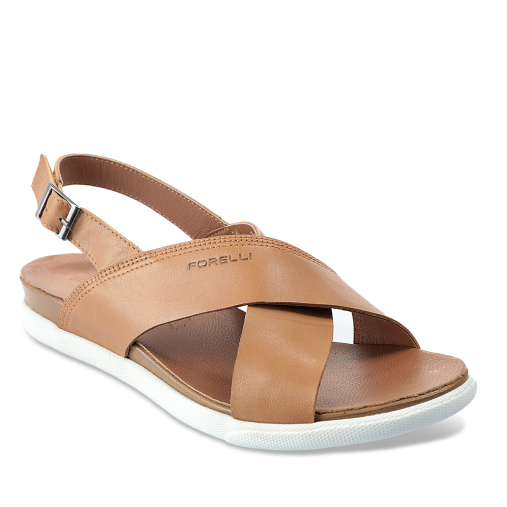 FUJI-G Kadın Deri Sandalet Nut - Forelli