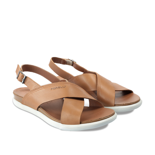 FUJI-G Kadın Deri Sandalet Nut - 2