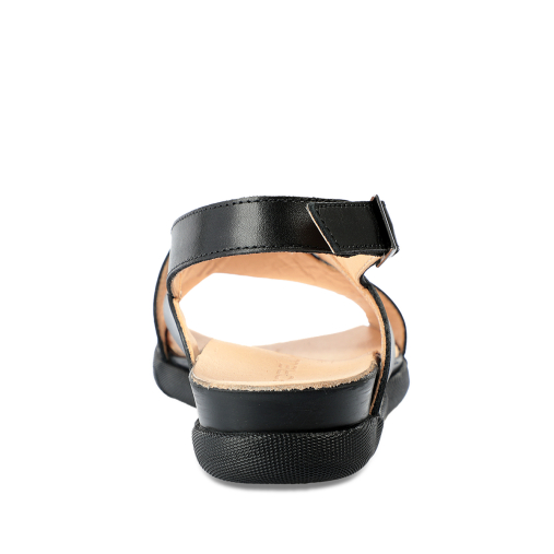 FUJI-G Kadın Deri Sandalet Siyah - 3