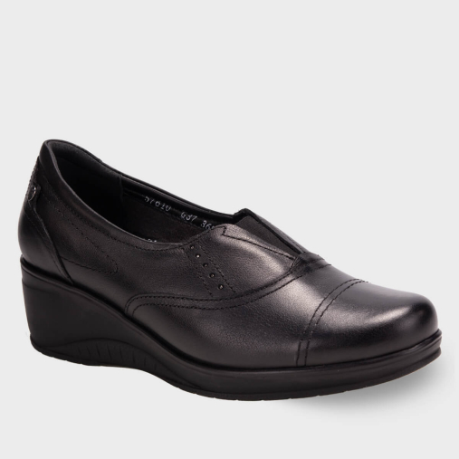 FUNDA-G Kadın Deri Ayakkabı Siyah - 2