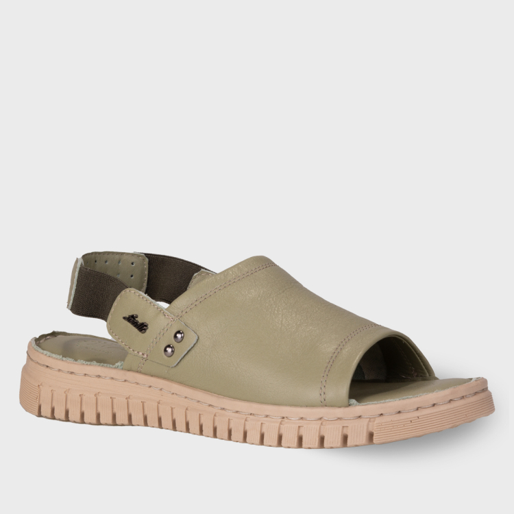 GLORIA-G Kadın Deri Sandalet Avokado - Forelli (1)