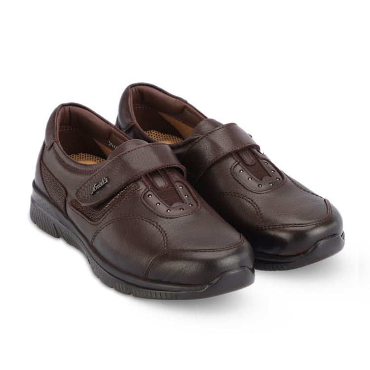 GOLDEN-G Kadın Deri Hallux Ayakkabı Kahve - Forelli (1)