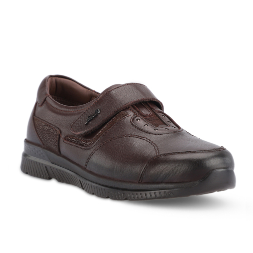 GOLDEN-G Kadın Deri Hallux Ayakkabı Kahve - Forelli