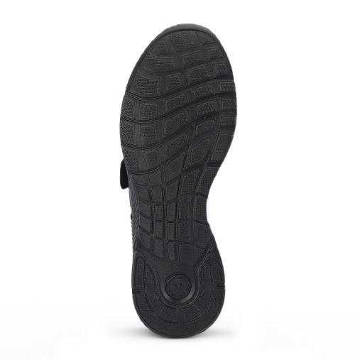 GOLDEN-G Kadın Deri Hallux Ayakkabı Siyah - 4