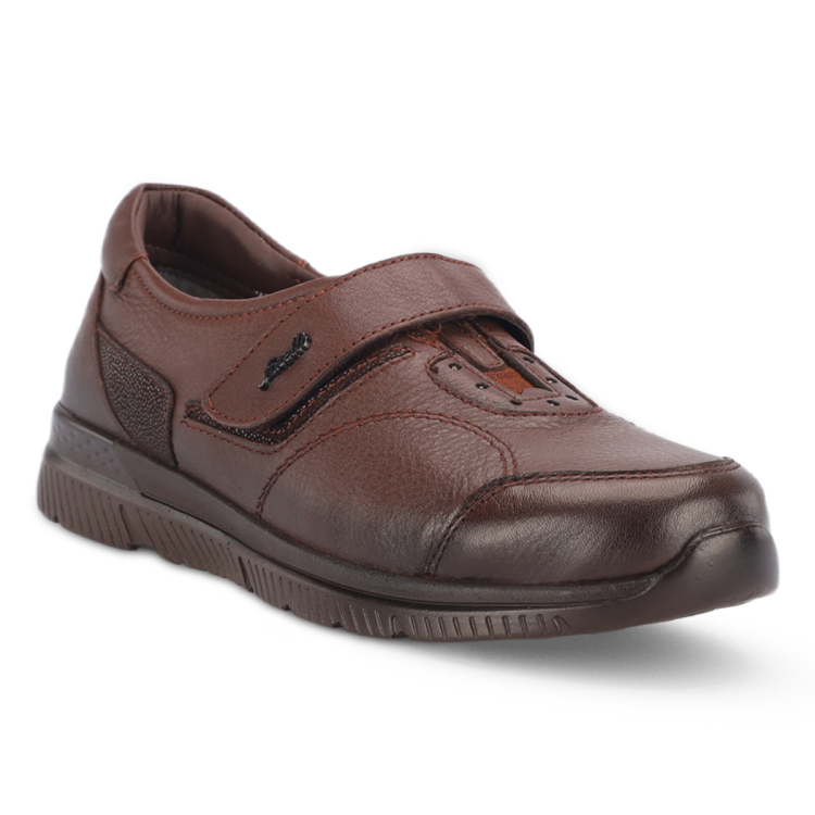 GOLDEN-G Kadın Deri Hallux Ayakkabı Taba - Forelli